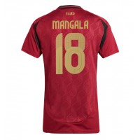 Camisa de time de futebol Bélgica Orel Mangala #18 Replicas 1º Equipamento Feminina Europeu 2024 Manga Curta